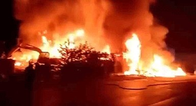 Bursa'da korkutan yangın!