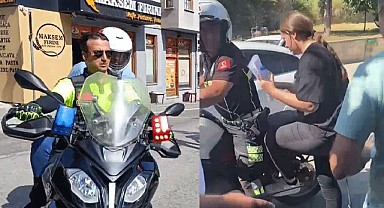 Bursa polislerinden öğrencilere destek!