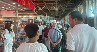 Bursa terminalinde hafta sonu yoğunluğu başladı!