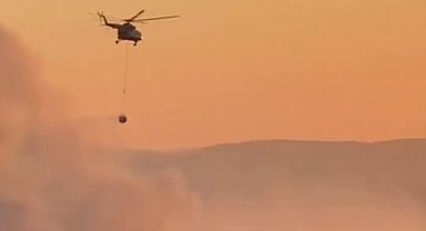 Çanakkale'de alevlerle mücadele sürüyor... 575 hektarlık alan etkilendi