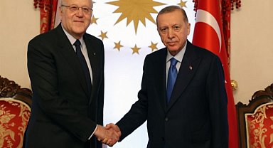 Cumhurbaşkanı Erdoğan, Lübnan Başbakanı ile görüştü