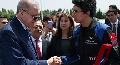 Cumhurbaşkanı Erdoğan, Türkiye'nin ikinci astronotu Atasever ile görüştü