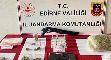 Edirne Jandarma Komutanlığı'ndan uyuşturucu operasyonu