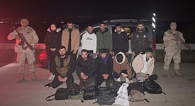 Edirne'de 11 düzensiz göçmen yakalandı
