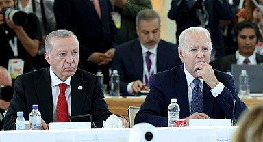 Erdoğan G-7 Zirvesinde ABD Başkanı ile görüştü