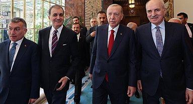 Erdoğan'dan Kurtulmuş'a ziyaret