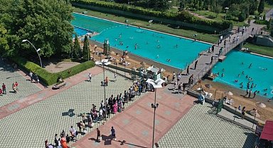 Eskişehir'de plaj sezonu erken açıldı