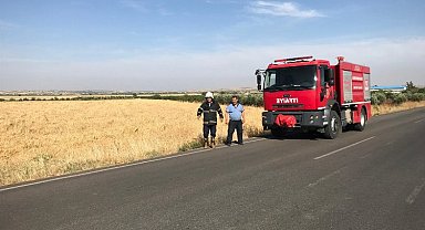 Gaziantep itfaiyesi mahsul nöbetinde