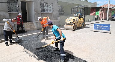 Gebze sokaklarında asfalt çalışmaları