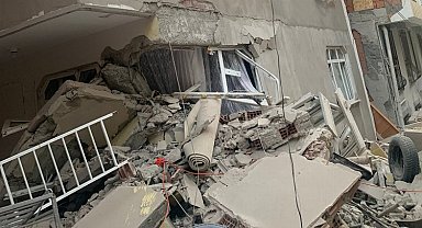 İBB ekipleri çöken binadaki çalışmalarını tamamladı