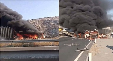 İzmir'de zincirleme trafik kazası