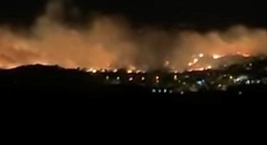 İzmir Dikili'de korkutan yangın