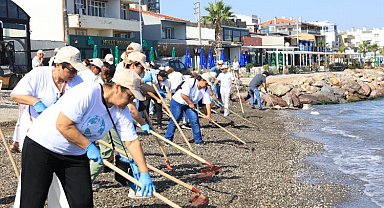 İzmir Güzelbahçe'de imece temizlik!