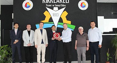 Kırklareli TSO, Shang Jian'ı ağırladı