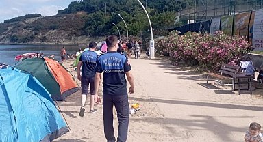 Kocaeli zabıtasından bayram mesaisi
