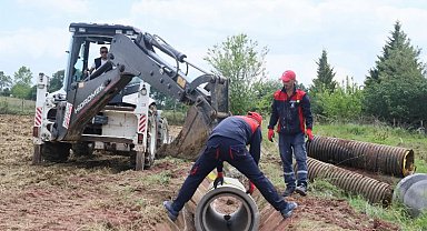 Kocaeli'de tarıma can veren sulama kanallarına bakım