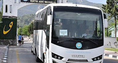 Manisa Büyükşehir'den mezarlıklara bayramlık ulaşım