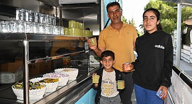 Manisa'da LGS heyecanını ferahlatan ikram