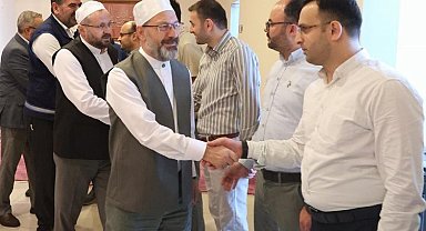 Mekke'de ekip başkanlıklarına Erbaş'tan ziyaret