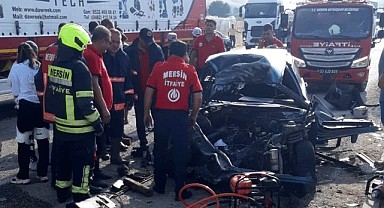 Mersin'de korkunç kaza!