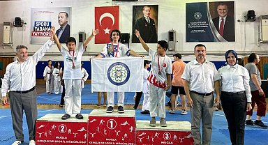 Muğlalı taekwondocular İl Şampiyonu oldu
