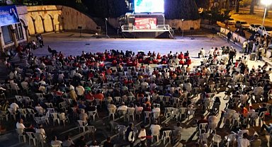 Nevşehir'de milli maç heyecanı