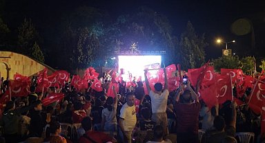 Nevşehir'de milli takım coşkusu yaşandı