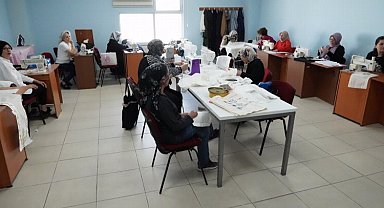 Osmanlı'nın ince sanatı maraş işi, MELMEK kurslarıyla yaşatılıyor
