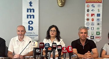 TMMOB ve İKK 'Doğal ve Yapay Afetlere Karşı Tedbir Çağrısı' yaptı