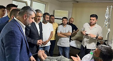 Vali Akkoyun yangında yaralananları ziyaret etti
