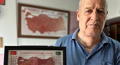 15 Temmuz anısına, 251 para ile anıt gibi harita