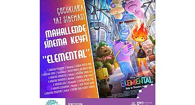 Açık hava sineması ile yaz akşamları renkleniyor