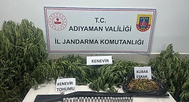 Adıyaman Jandarması'ndan uyuşturucuya geçit yok