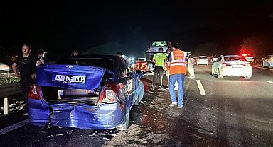 Anadolu Otoyolu'unda zincirleme kaza