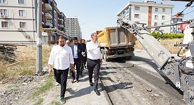 Başkan Çalık çalışmaları yerinde inceledi