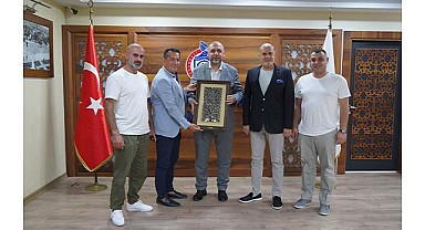 Başkan Hamaloğlun’dan Başkan Aydın’a Ziyaret