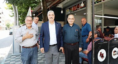 Başkan Ömeroğlu'ndan esnafa ziyaret
