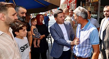 Belediye Başkanı Arı, Lale Caddesi ve Belediye Caddesi esnaflarıyla buluştu