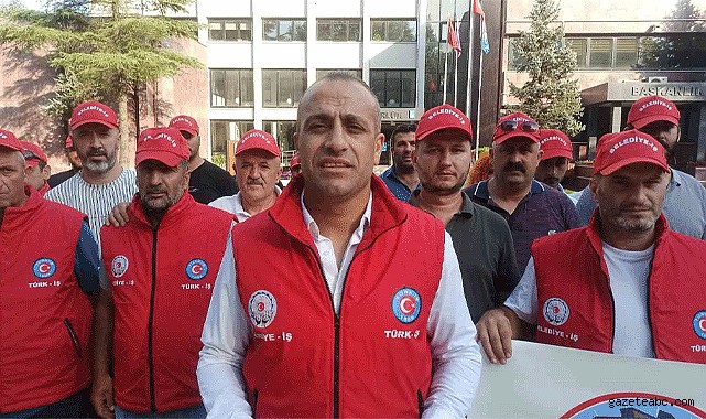 Belediye İş Sendikasından BUSKİ önünde açıklama