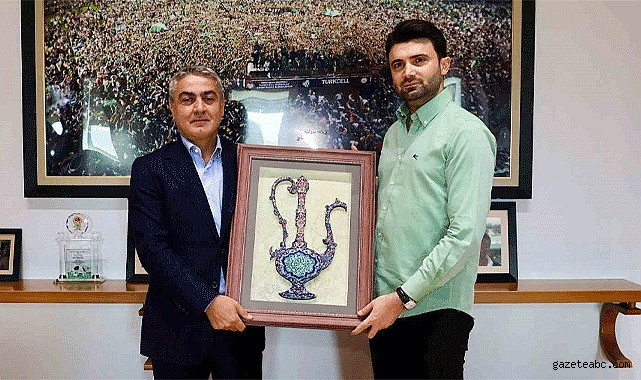 Bursa Gençlik ve Spor İl Müdüründen Bursaspor'a ziyaret