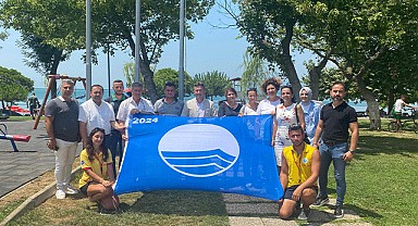 Bursa sahillerinde ‘Mavi Bayrak’ dalgalanıyor