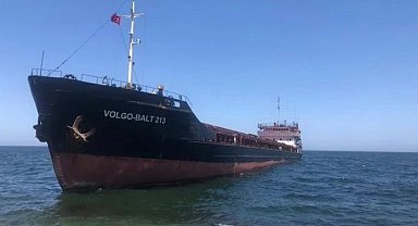 Bursa'da karaya oturan kargo gemisi yüzdürülecek