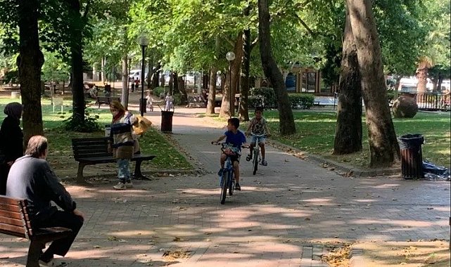Bursa'da Pınarbaşı Parkı vatandaşların uğrak noktası oluyor