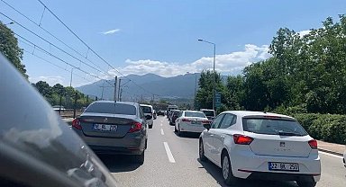 Bursa'da yoğun trafik