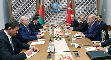 Cumhurbaşkanı Erdoğan, Lukaşenko ile buluştu