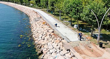 Dilovası'nda Tavşancıl Sahil Parkı yenileniyor