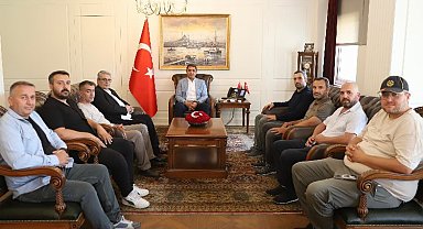 Düzceli gazetecilerden Vali Aslan'a ziyaret