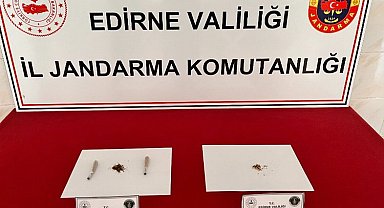 Enez'de uyuşturucu ele geçirildi