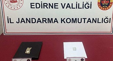 Enez'de uyuşturucu ele geçirildi