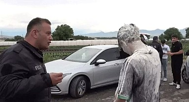 Erzurum'da gençlerin doğum günü şakası polisi sinirlendirdi